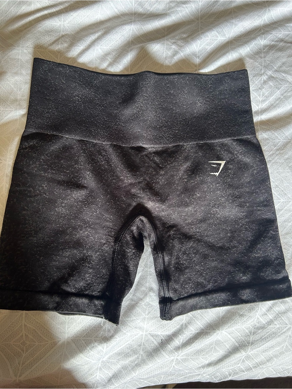 Gymshark Black Seamless High-Waist Bike Shorts